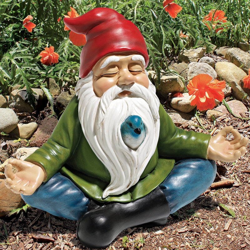 Design Toscano Zen Garden Gnome Statue & Reviews | Wayfair